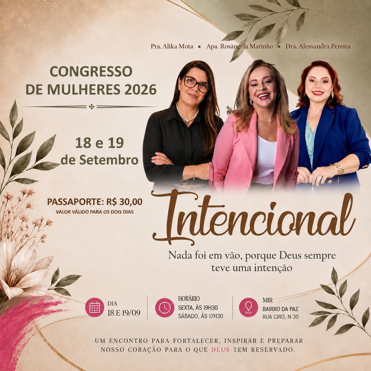 Congresso de Mulheres - Intencional